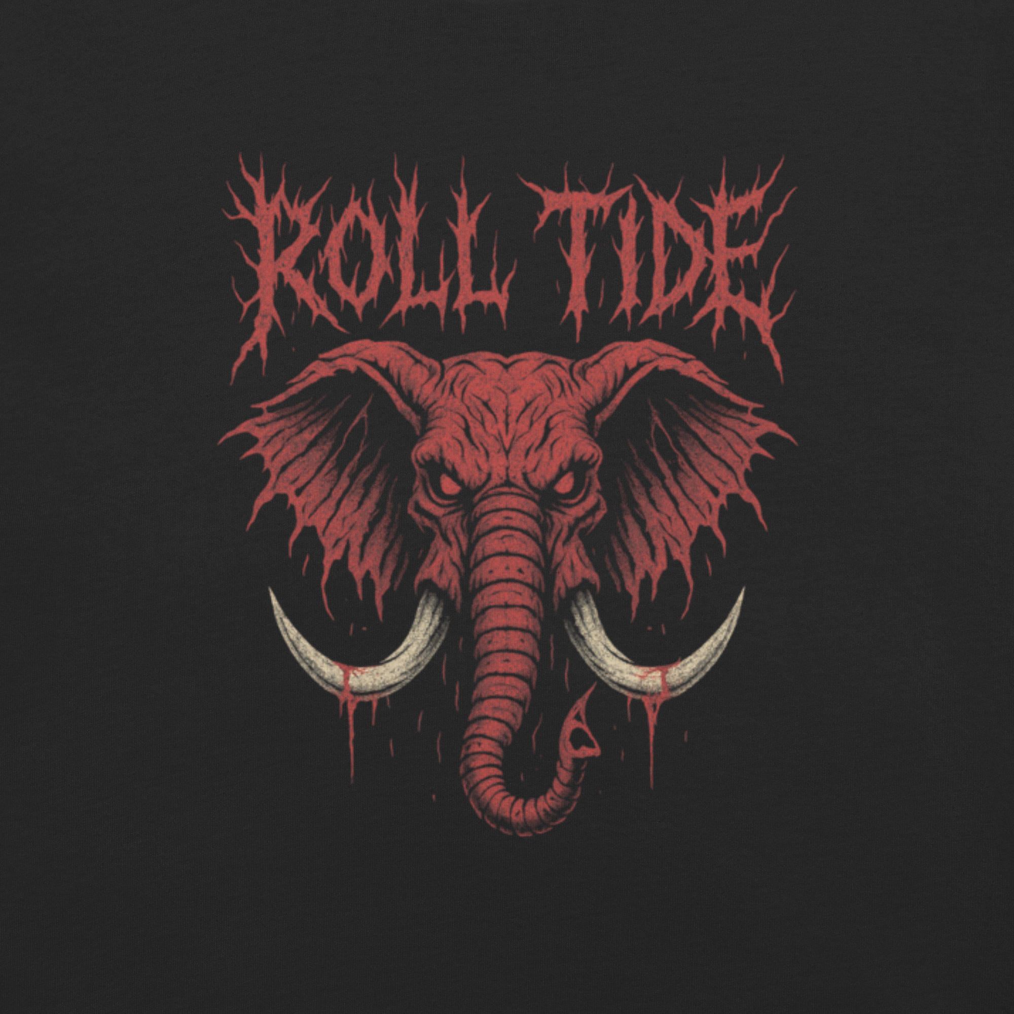 Roll Tide "Rivals Bleed Black" Tee - Saturday Mourning Edition