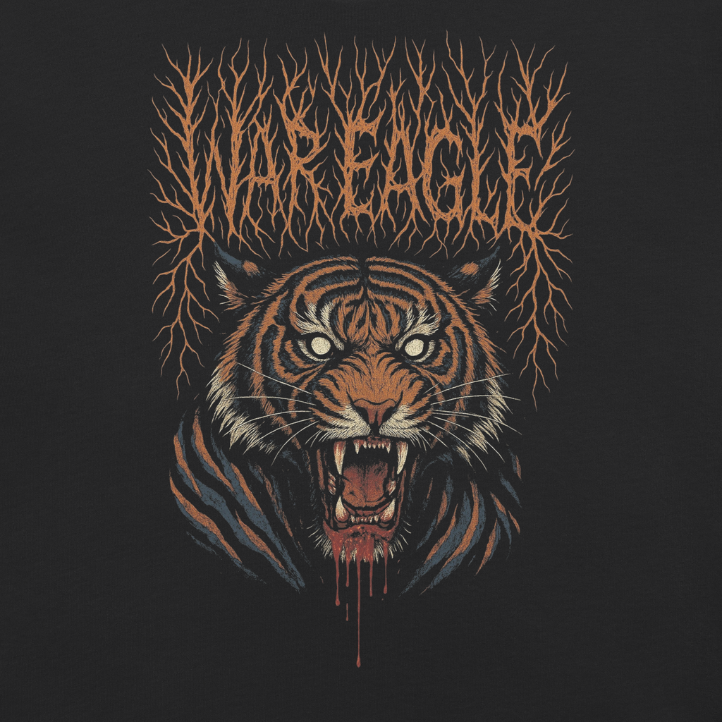 War Eagle "Rivals Bleed Black" Tee - Saturday Mourning Edition