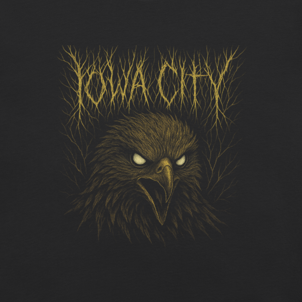 Iowa City "Rivals Bleed Black" Tee - Saturday Mourning Edition