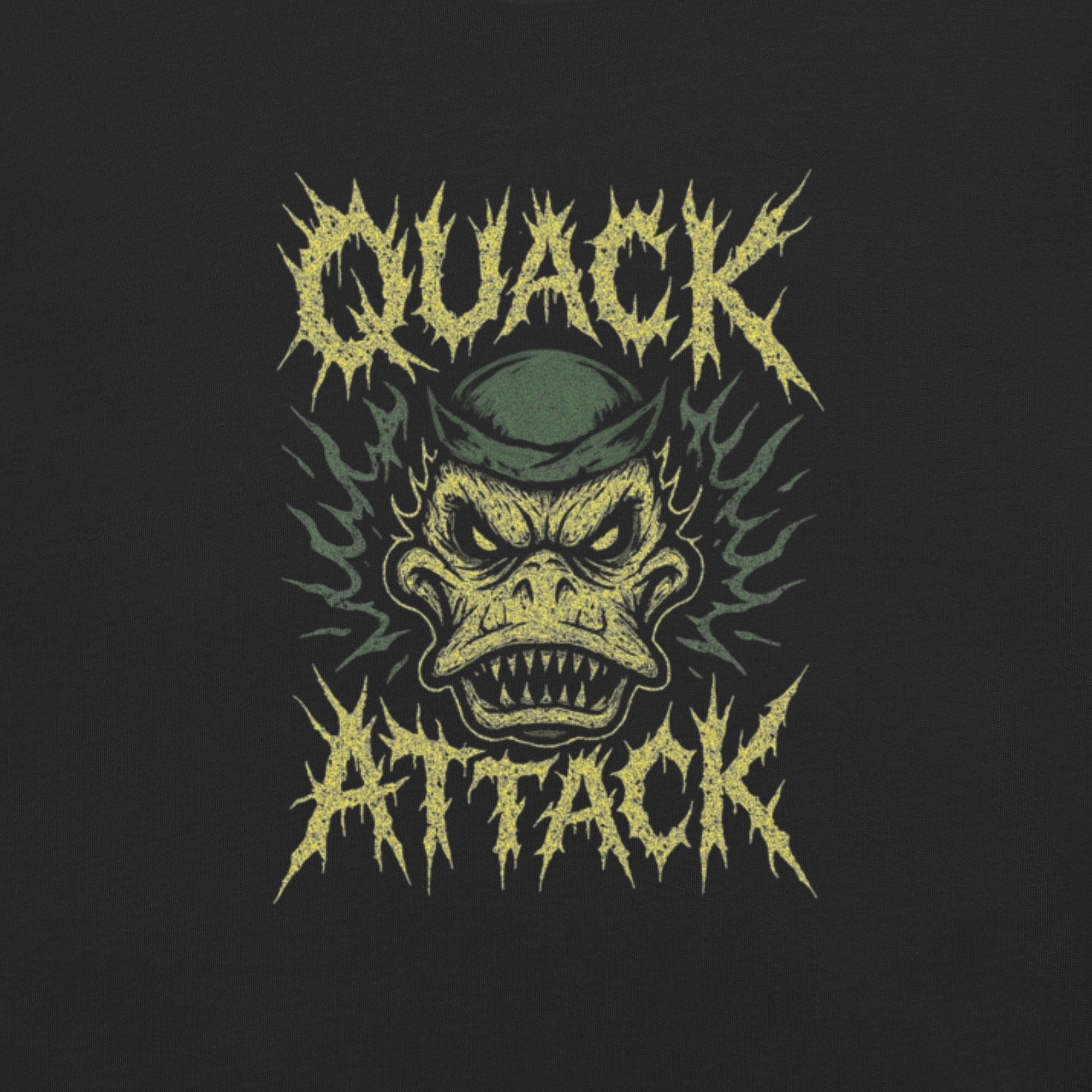 Quack Attack "Rivals Bleed Black" Tee - Saturday Mourning Edition