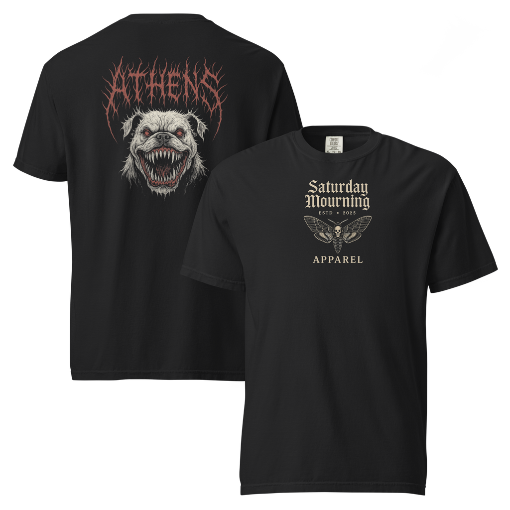 Athens "Rivals Bleed Black" Tee - Saturday Mourning Edition