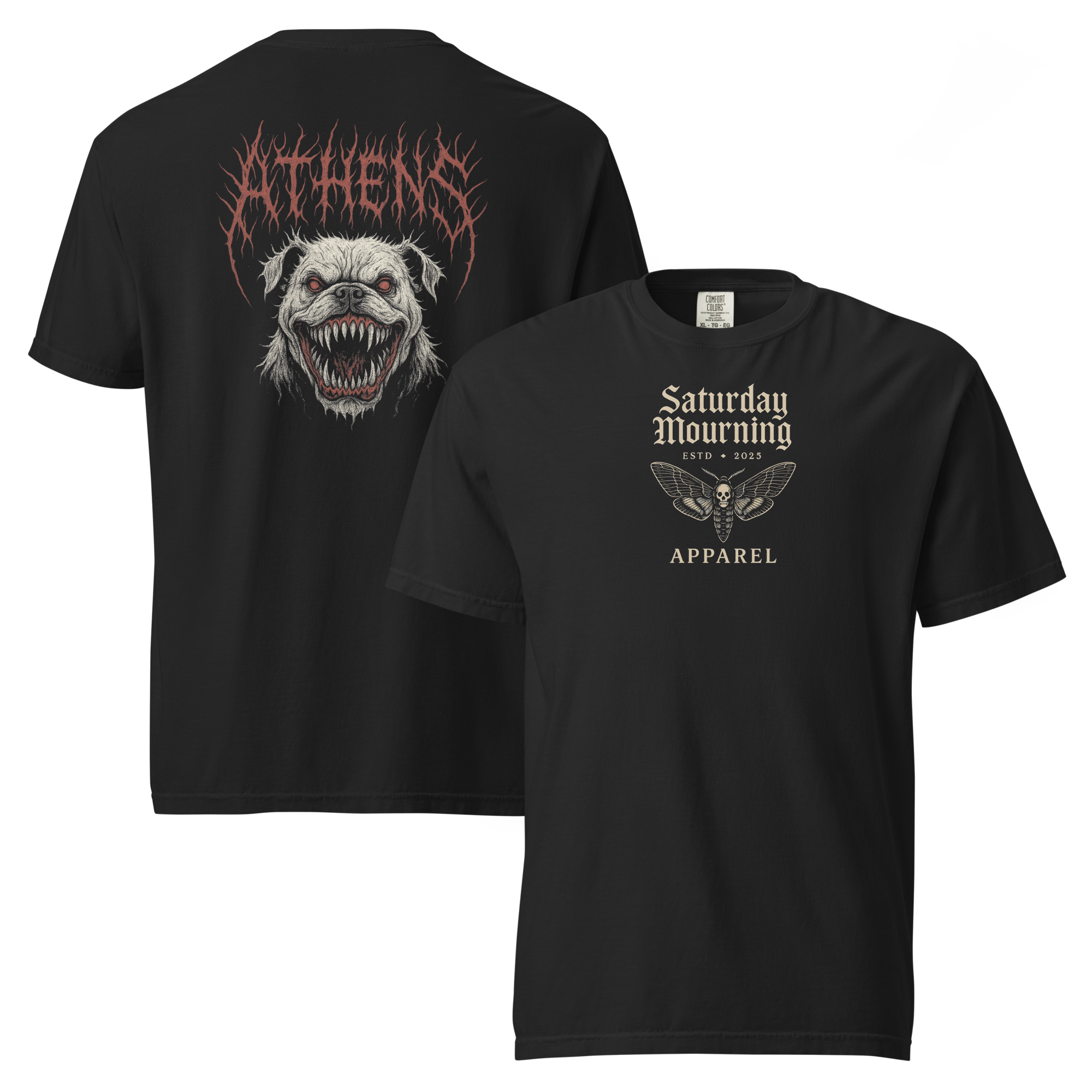 Athens "Rivals Bleed Black" Tee - Saturday Mourning Edition