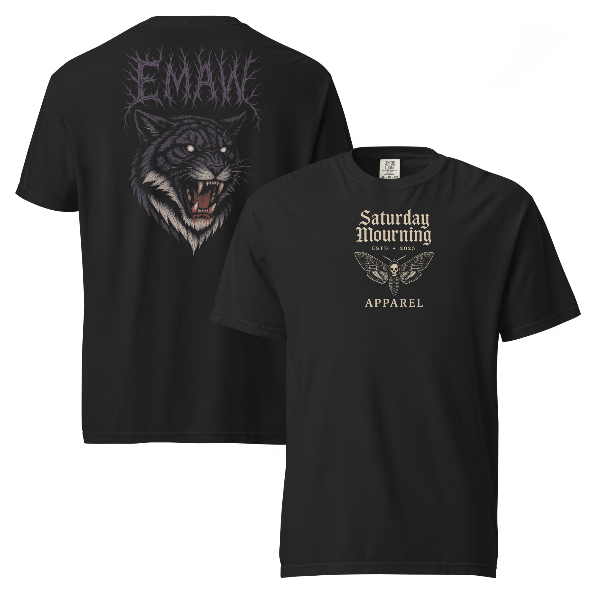 EMAW "Rivals Bleed Black" Tee - Saturday Mourning Edition