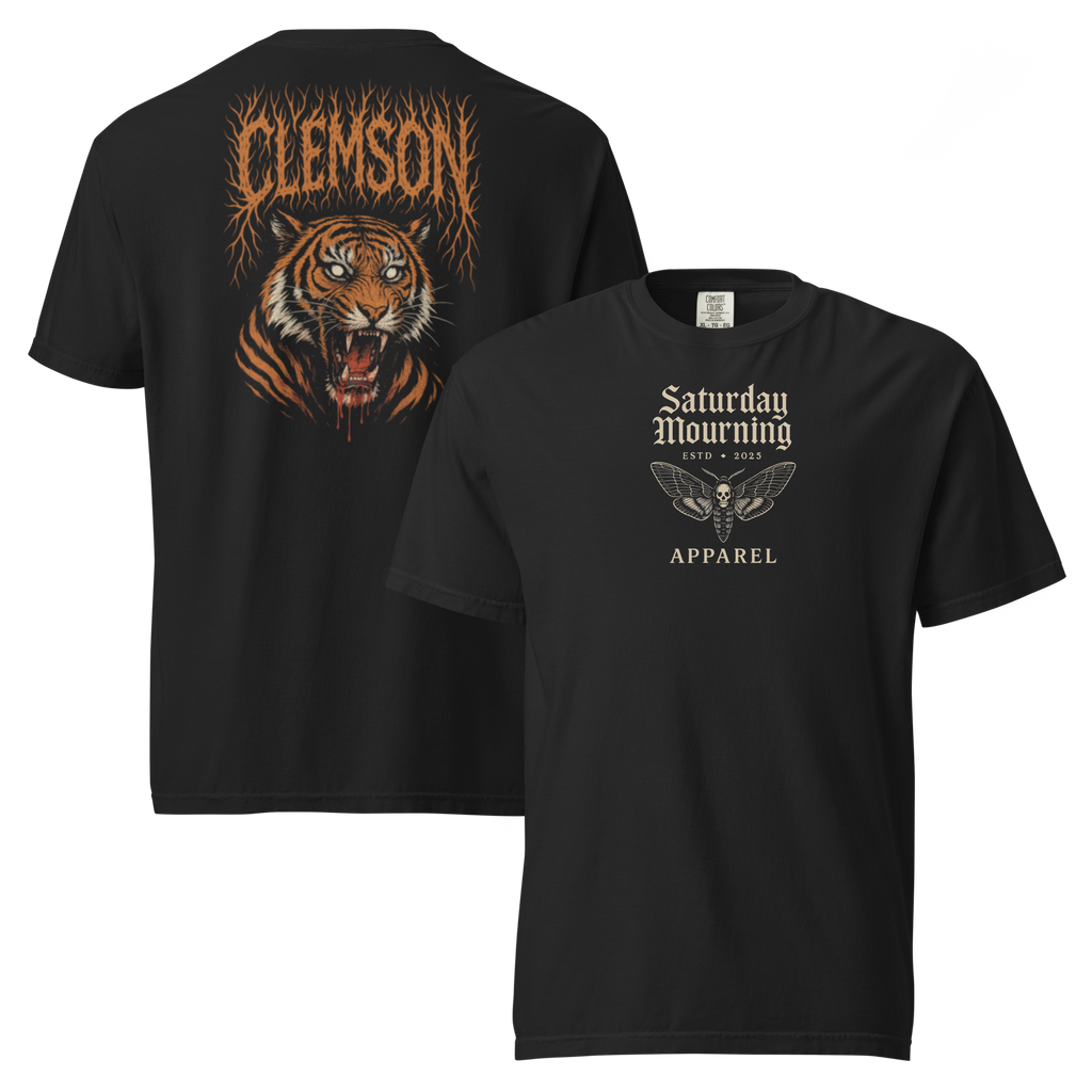 Clemson "Rivals Bleed Black" Tee - Saturday Mourning Edition