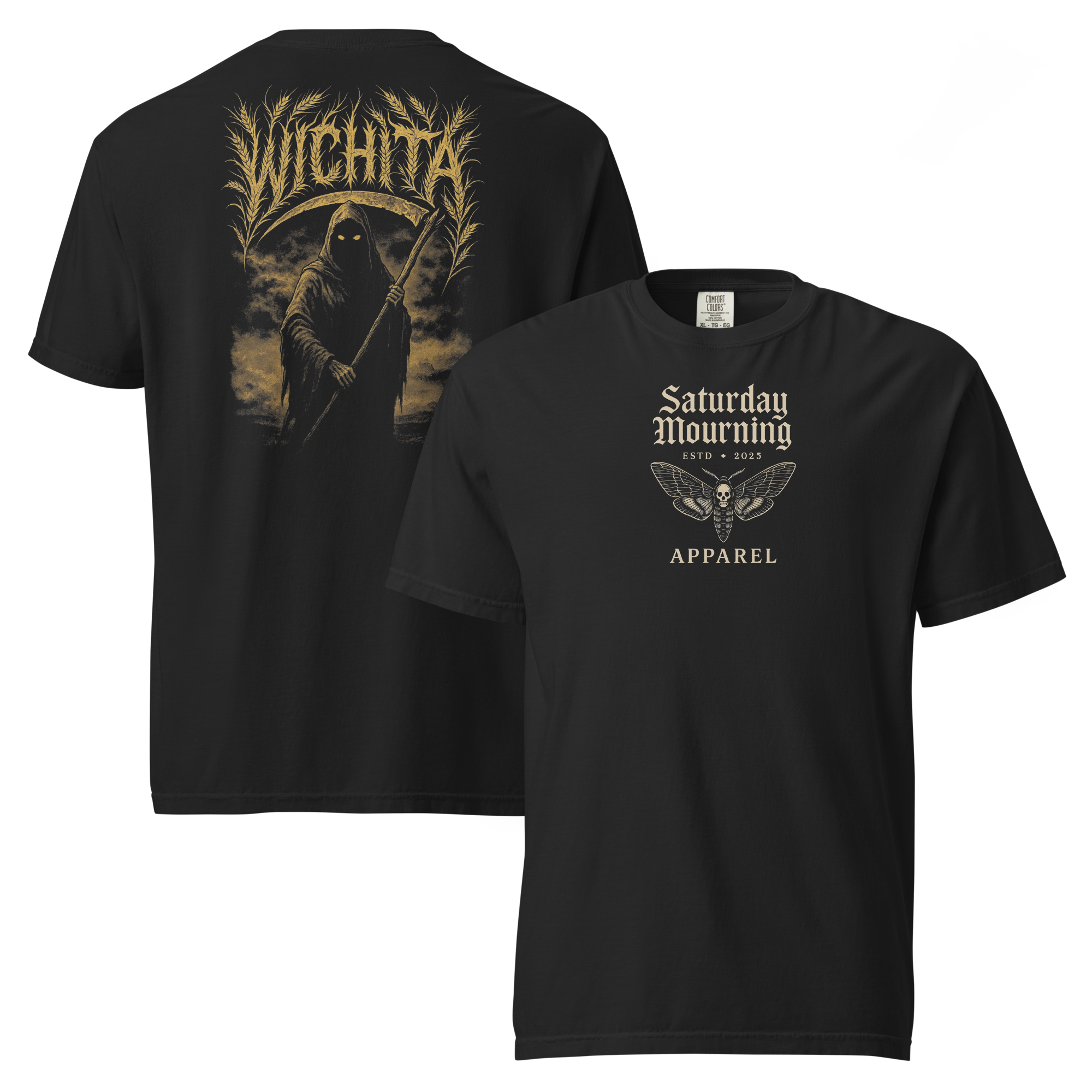 Wheatfield Reaper "Rivals Bleed Black" Tee - Saturday Mourning Edition