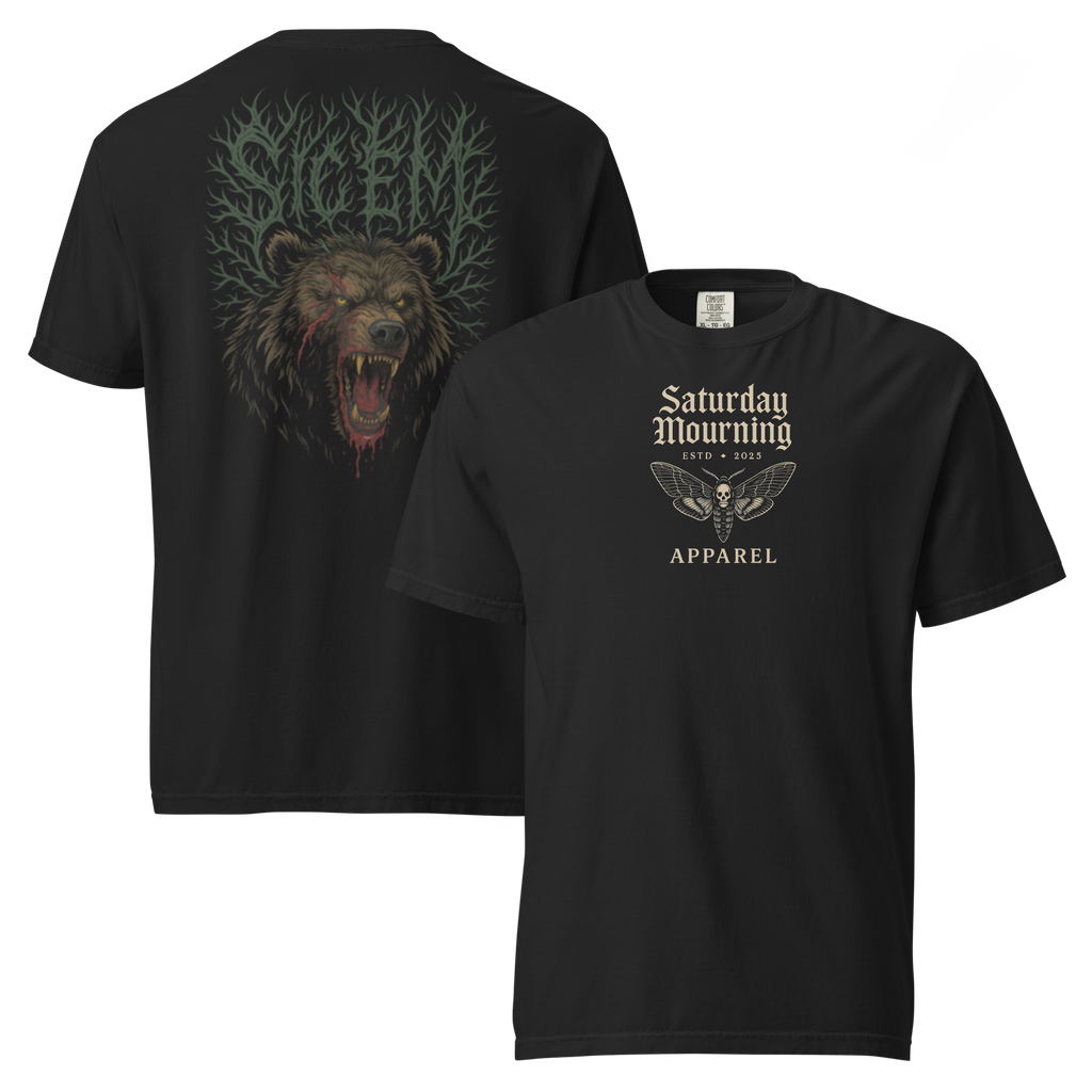 Sic Em "Rivals Bleed Black" Tee - Saturday Mourning Edition