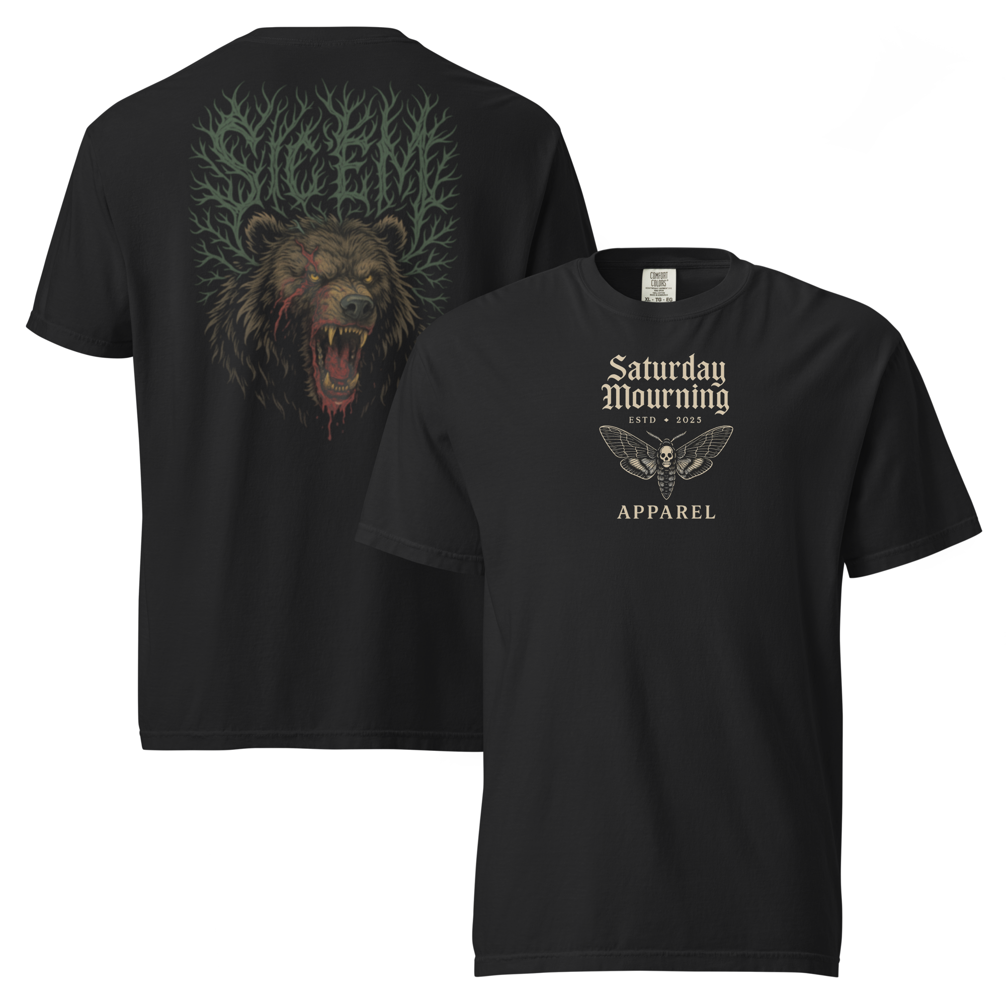 Sic Em "Rivals Bleed Black" Tee - Saturday Mourning Edition