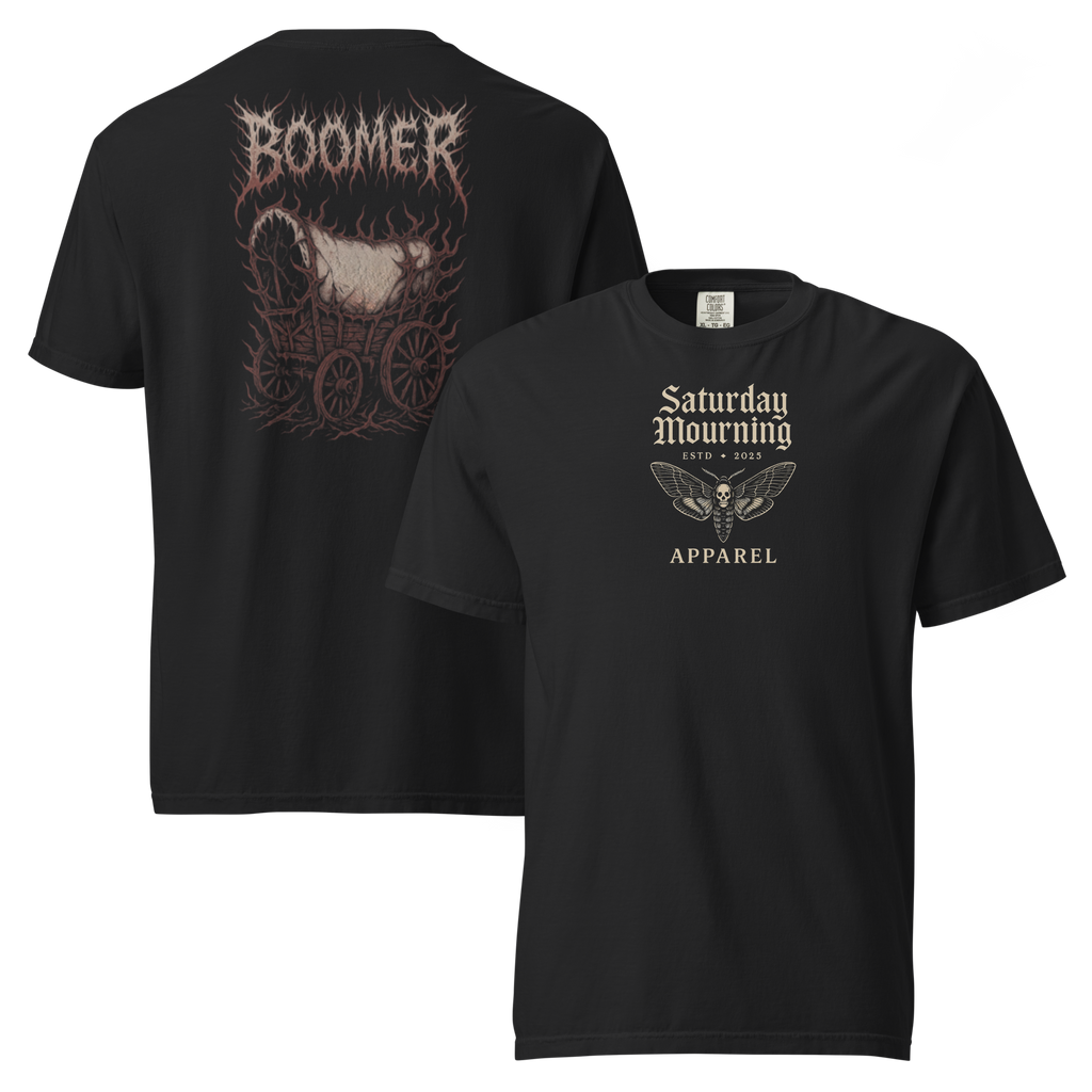 Boomer "Rivals Bleed Black" Tee - Saturday Mourning Edition