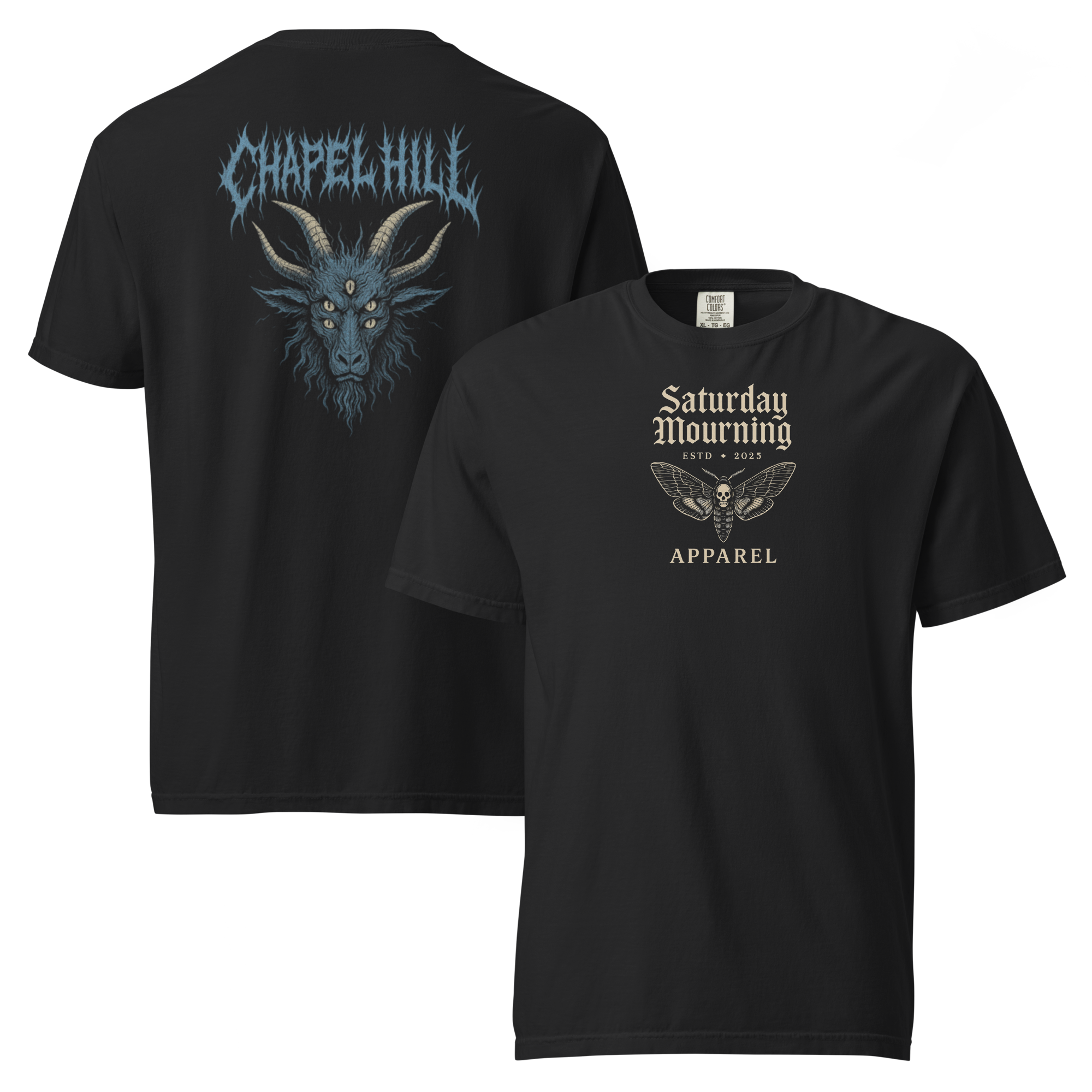 Chapel Hill "Rivals Bleed Black" Tee - Saturday Mourning Edition