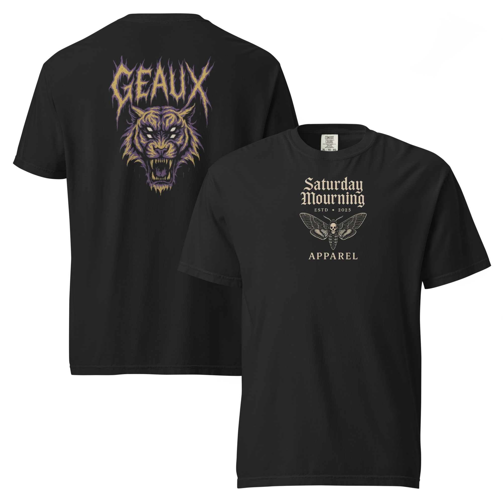 Geaux "Rivals Bleed Black" Tee - Saturday Mourning Edition