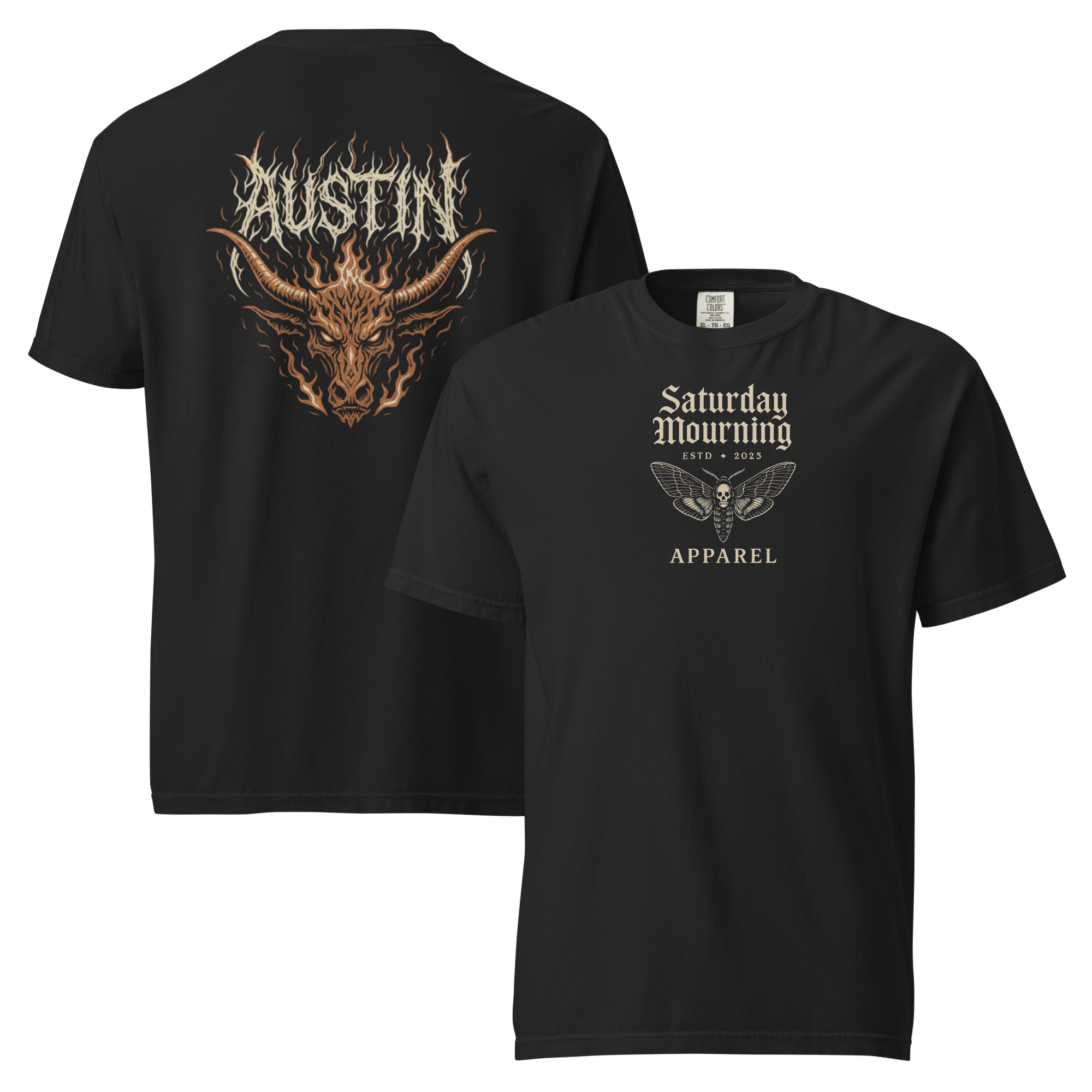 Austin "Rivals Bleed Black" Tee - Saturday Mourning Edition
