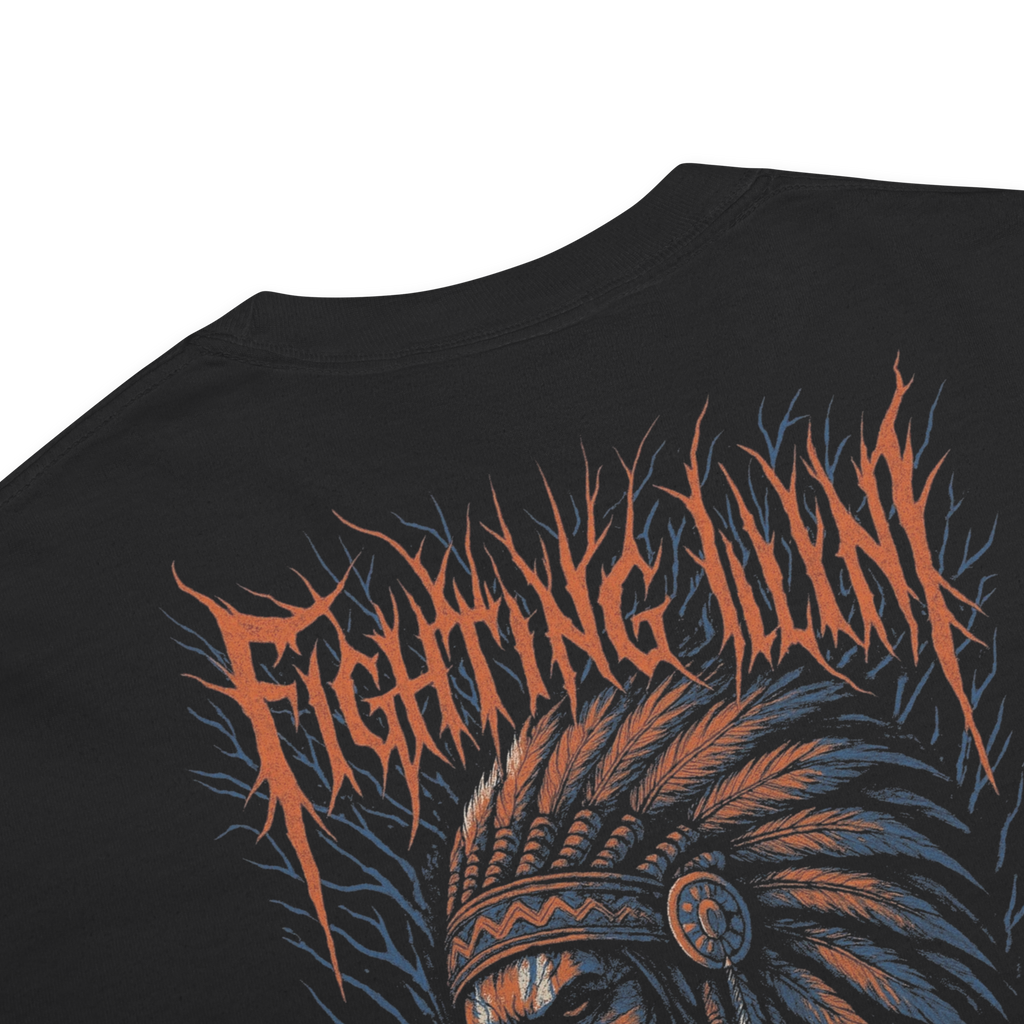 Fighting Illini "Rivals Bleed Black" Tee - Saturday Mourning Edition