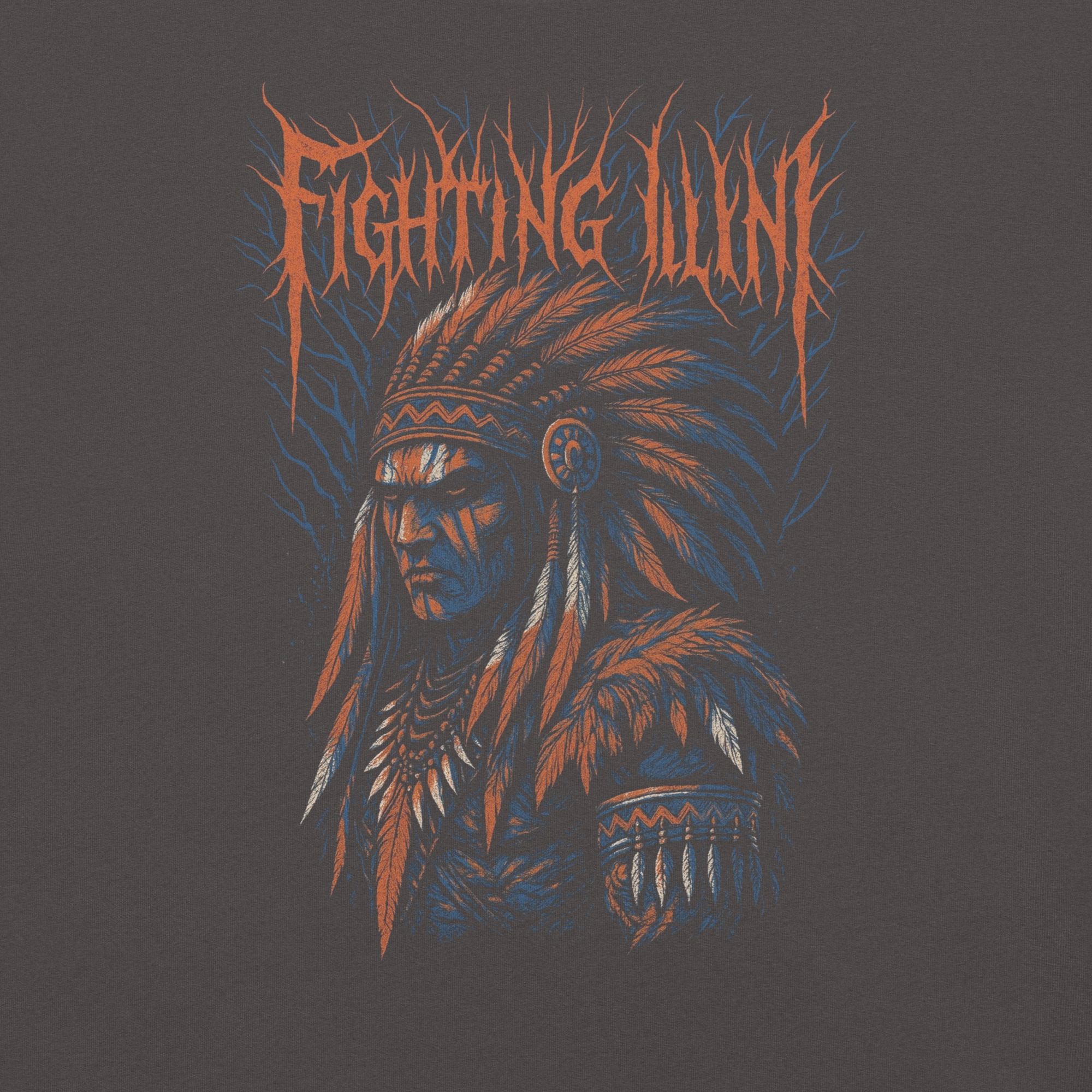 Fighting Illini "Rivals Bleed Black" Tee - Saturday Mourning Edition