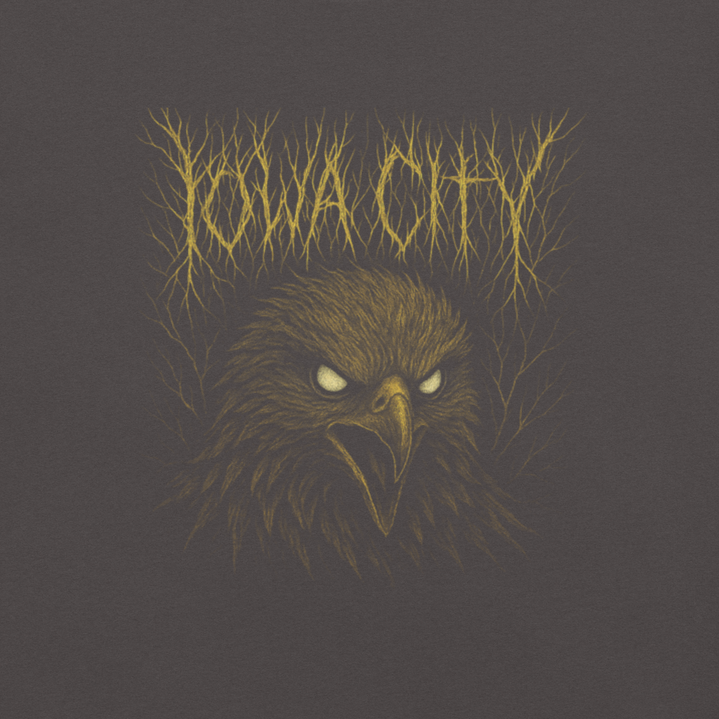 Iowa City "Rivals Bleed Black" Tee - Saturday Mourning Edition