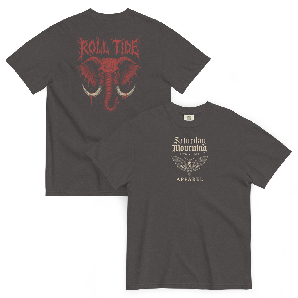 Roll Tide "Rivals Bleed Black" Tee - Saturday Mourning Edition