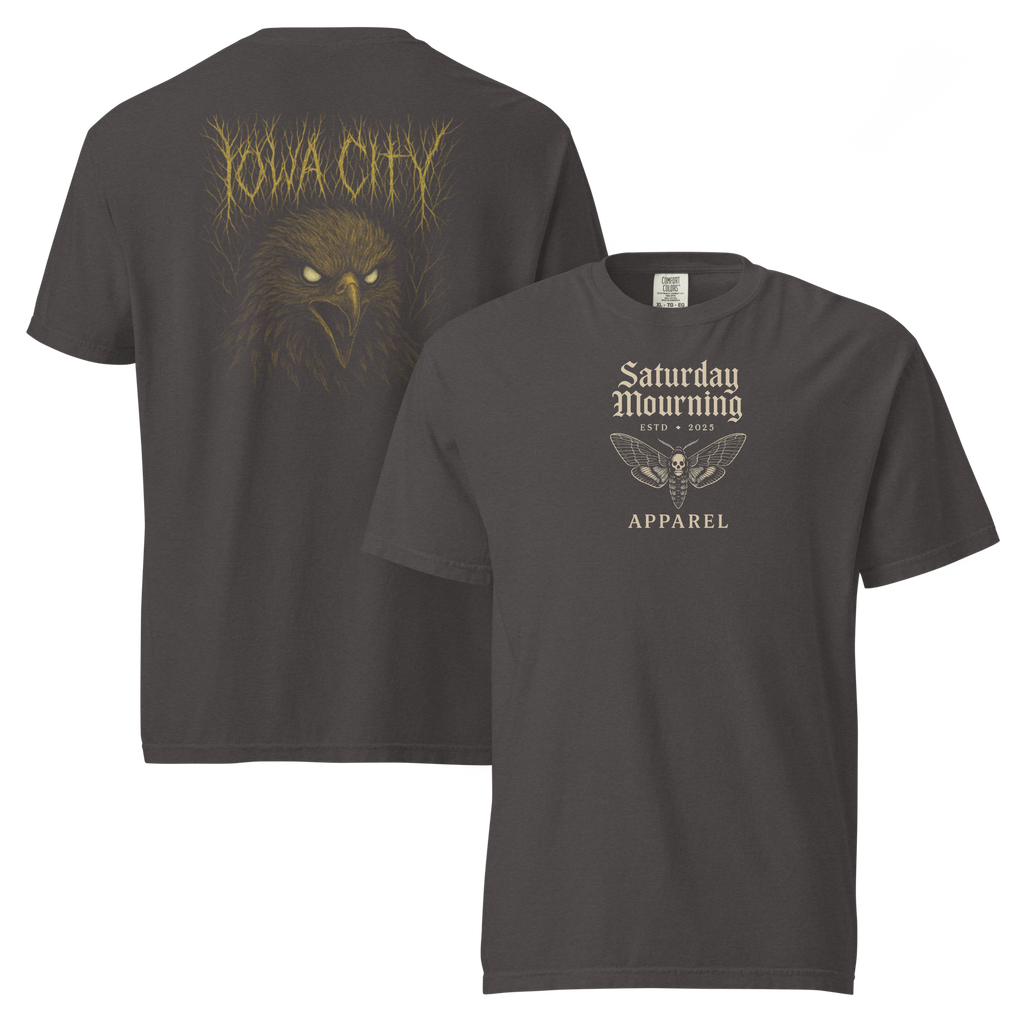 Iowa City "Rivals Bleed Black" Tee - Saturday Mourning Edition