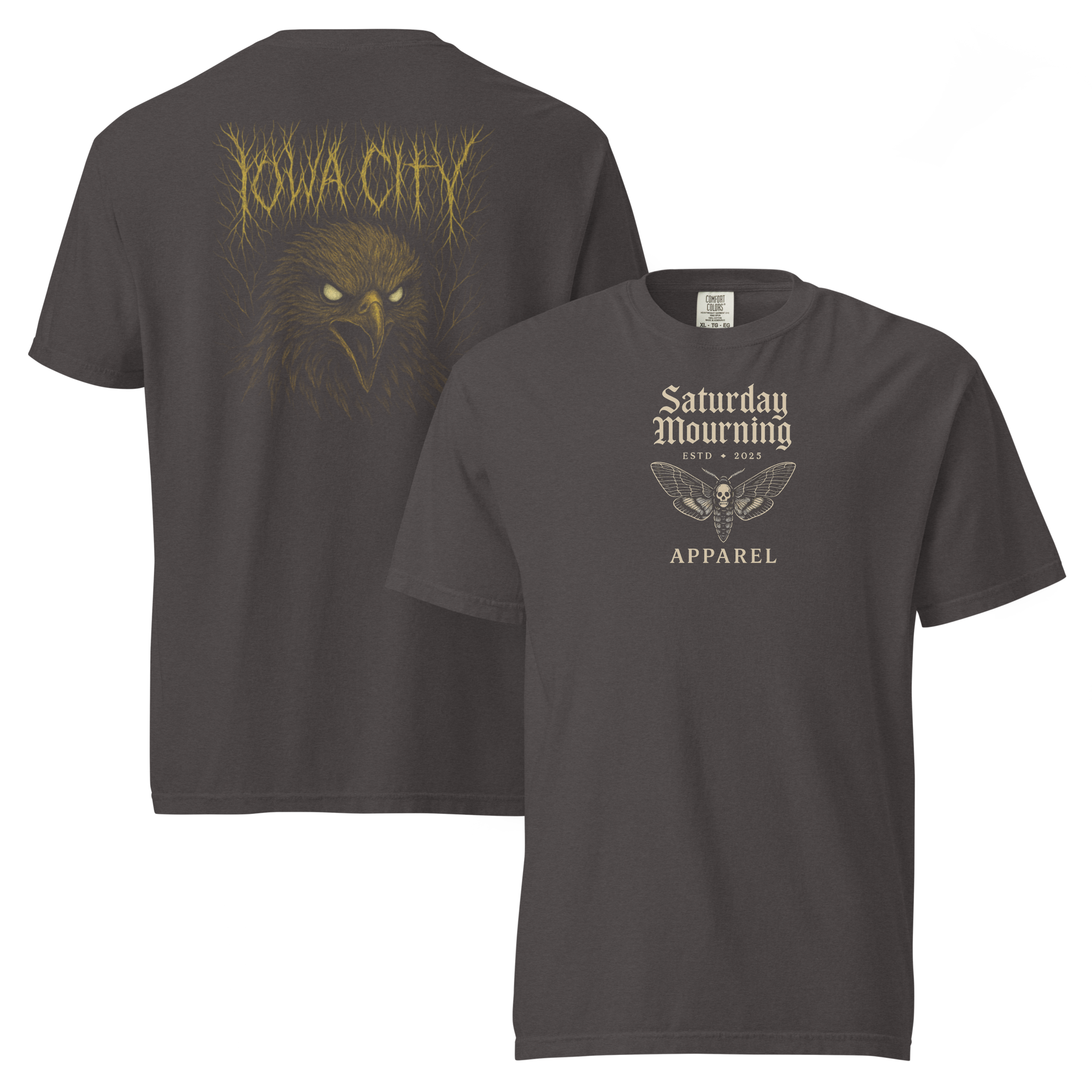 Iowa City "Rivals Bleed Black" Tee - Saturday Mourning Edition