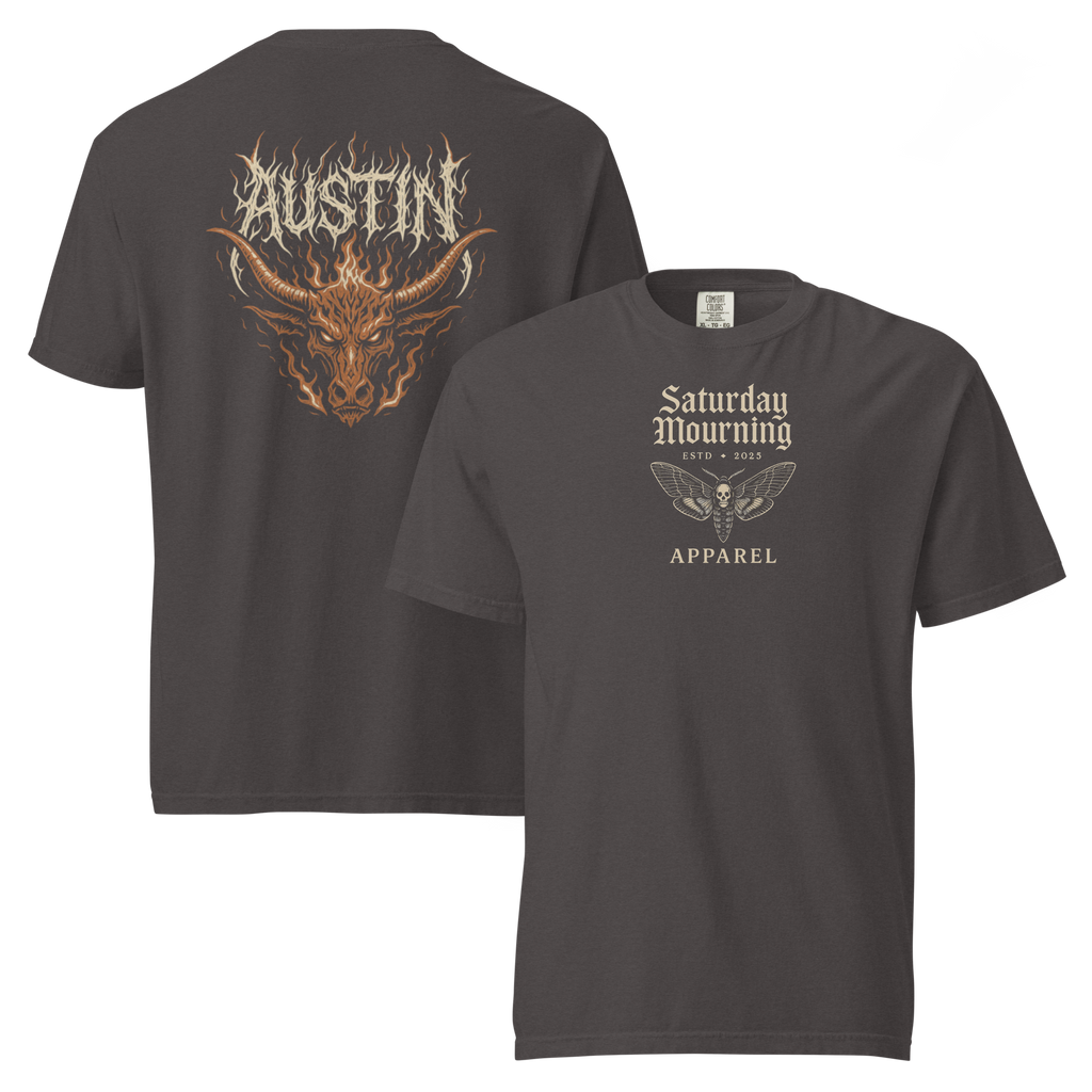 Austin "Rivals Bleed Black" Tee - Saturday Mourning Edition