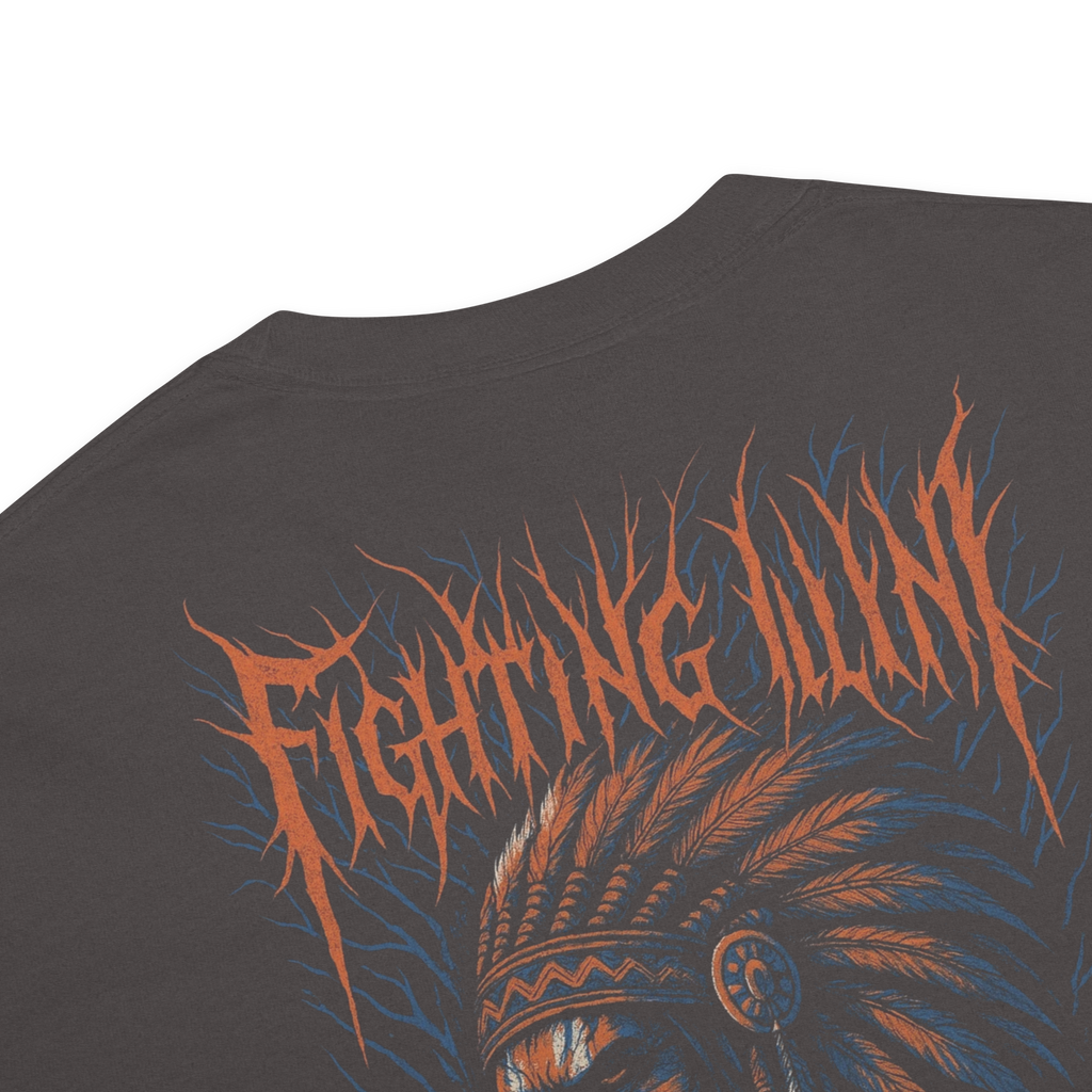 Fighting Illini "Rivals Bleed Black" Tee - Saturday Mourning Edition